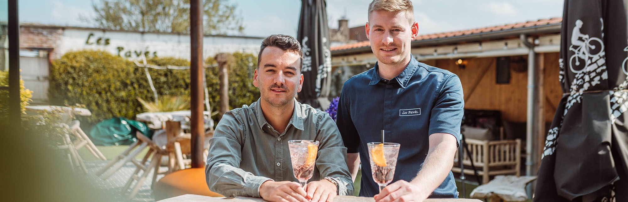 Lennert & Lorenzo, zaakvoerders van Les Pavés