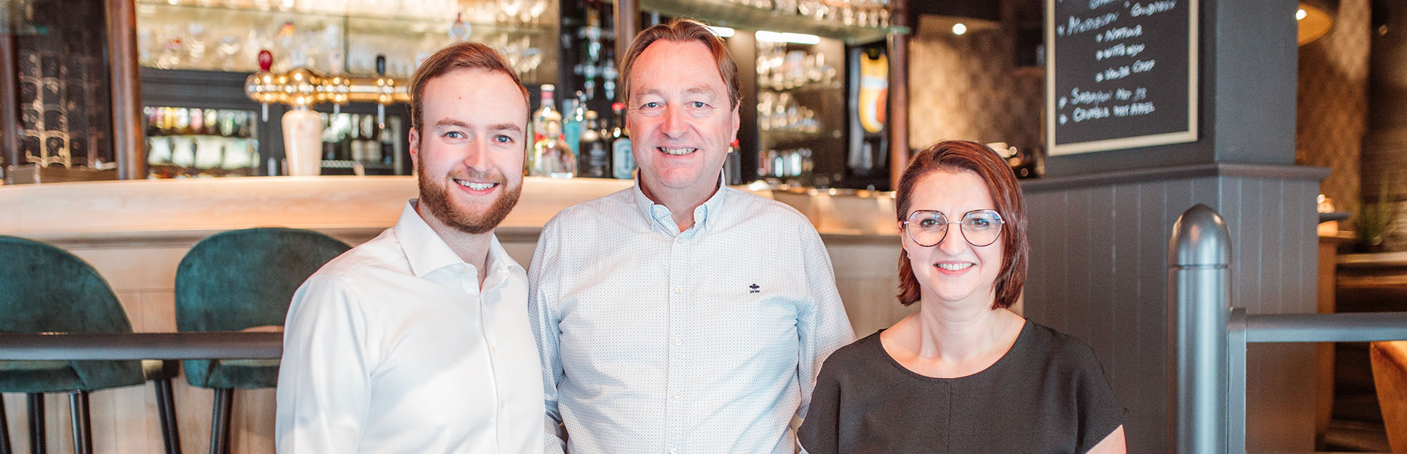 Portret van een deel van het team van Brasserie Middenstandshuis