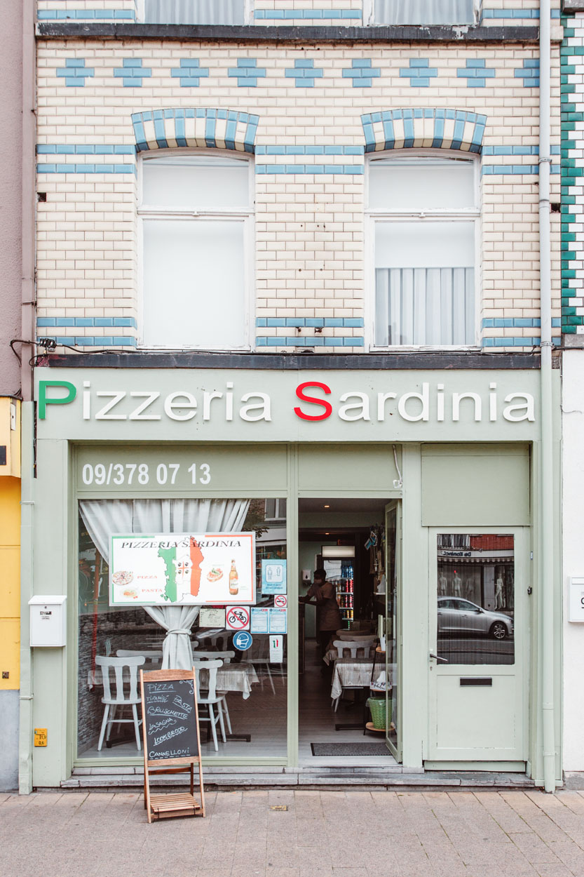 Geven van Pizza Sardinia